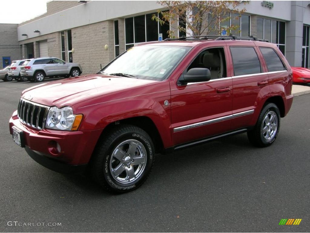 Inferno Red Crystal Pearl 2005 Jeep Grand Cherokee Limited 4x4 Exterior Photo #39150597