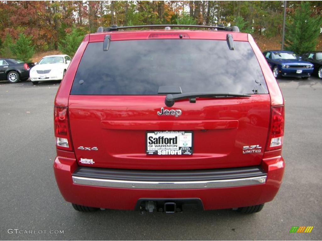 Inferno Red Crystal Pearl 2005 Jeep Grand Cherokee Limited 4x4 Exterior Photo #39150697