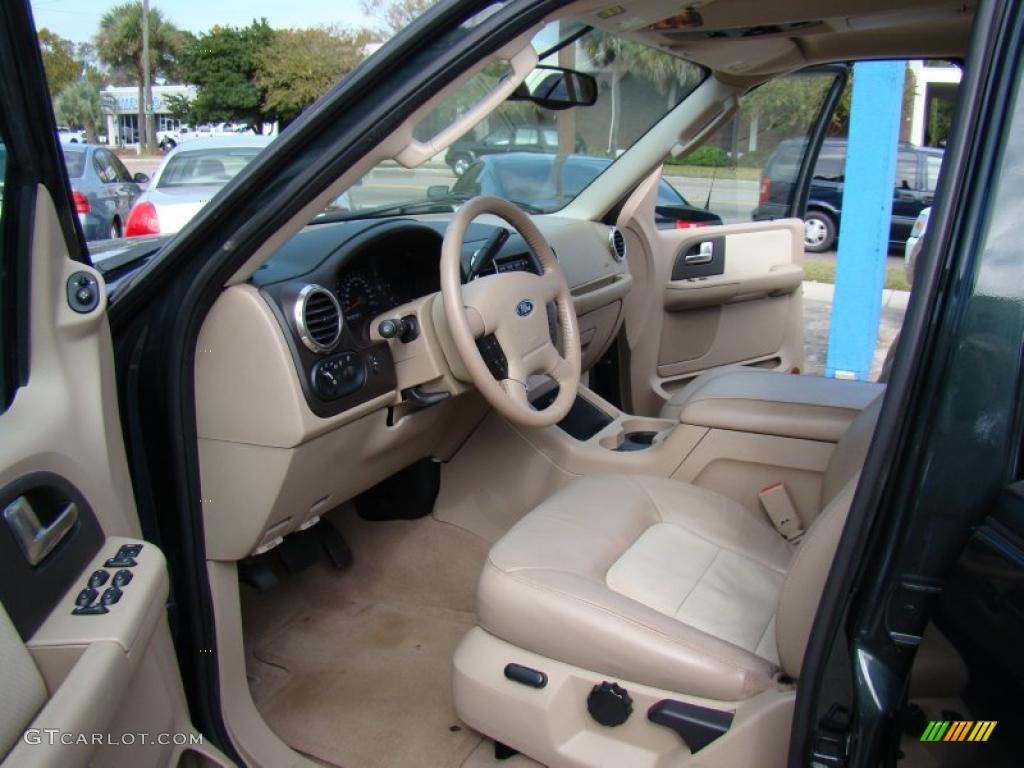 Medium Parchment Interior 2004 Ford Expedition Eddie Bauer Photo #39151177