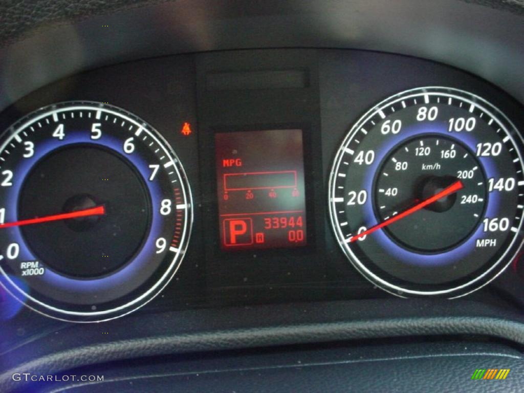 2008 Infiniti G 37 S Sport Coupe Gauges Photo #39151725