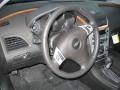 2011 Chevrolet Malibu Ebony Interior Steering Wheel Photo
