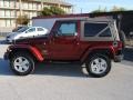 Red Rock Crystal Pearl 2008 Jeep Wrangler Sahara 4x4 Exterior