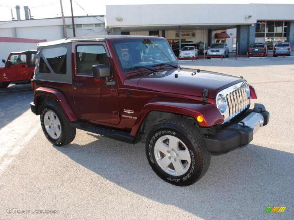 Red Rock Crystal Pearl 2008 Jeep Wrangler Sahara 4x4 Exterior Photo #39152285