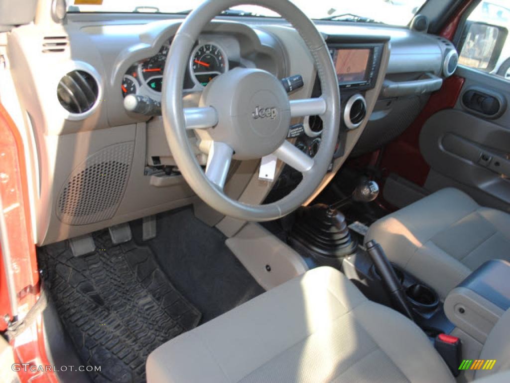 Dark Slate Gray/Medium Slate Gray Interior 2008 Jeep Wrangler Sahara 4x4 Photo #39152333