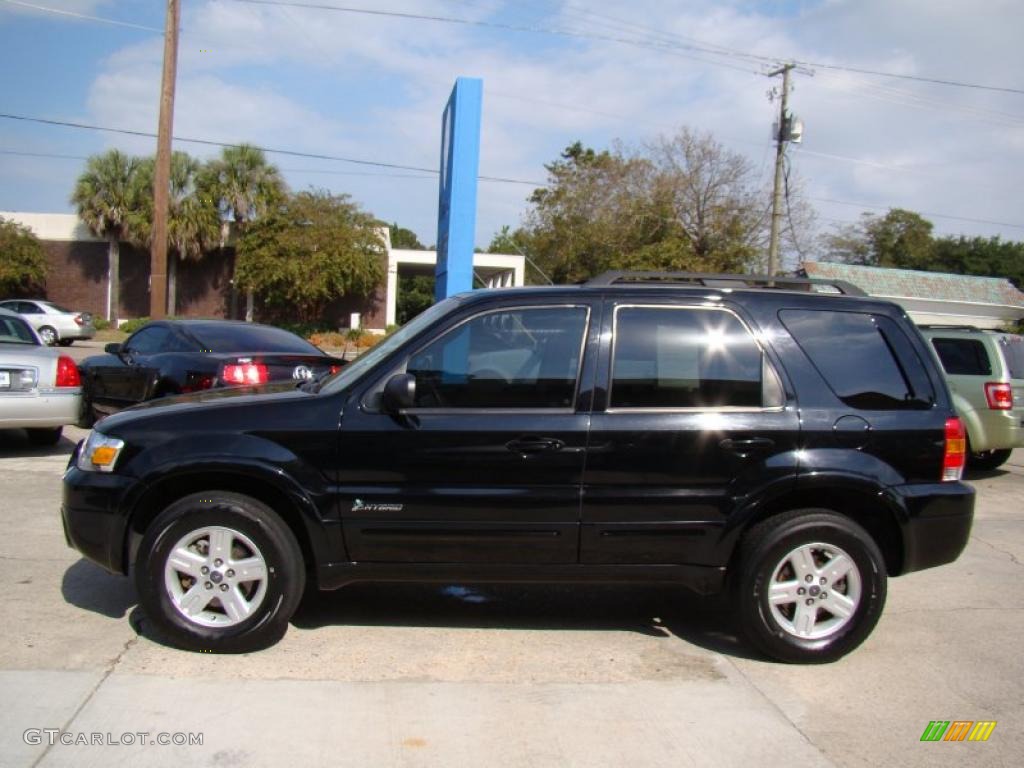 Black 2007 Ford Escape Hybrid Exterior Photo #39152901