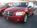 Inferno Red Crystal Pearl 2011 Dodge Caliber Mainstreet Exterior