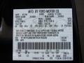 UA: Black 2007 Ford Escape Hybrid Color Code