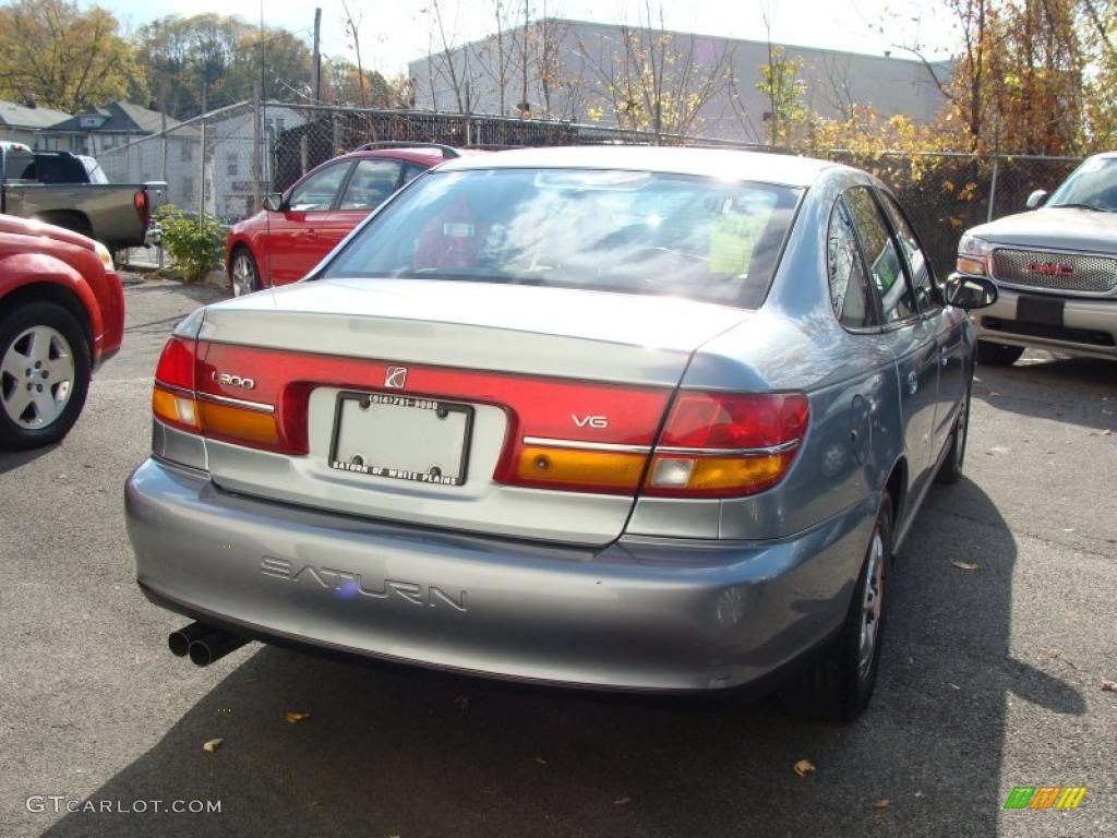 2002 L Series L300 Sedan - Silver Blue / Medium Tan photo #6