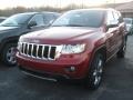 2011 Inferno Red Crystal Pearl Jeep Grand Cherokee Limited 4x4  photo #1
