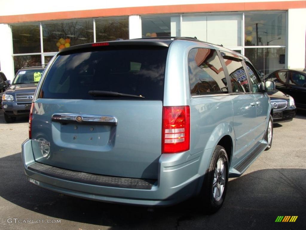 2008 Town & Country Touring Signature Series - Clearwater Blue Pearlcoat / Medium Slate Gray/Light Shale photo #5