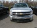 2011 Sheer Silver Metallic Chevrolet Silverado 1500 LS Regular Cab 4x4  photo #2