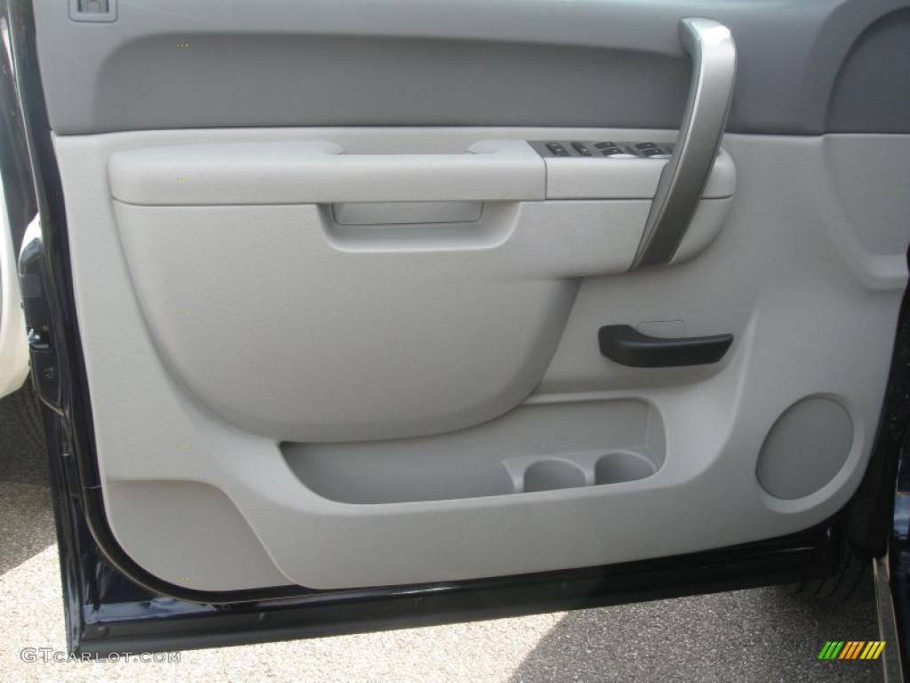 2011 Chevrolet Silverado 1500 Extended Cab 4x4 Dark Titanium Door Panel Photo #39154065