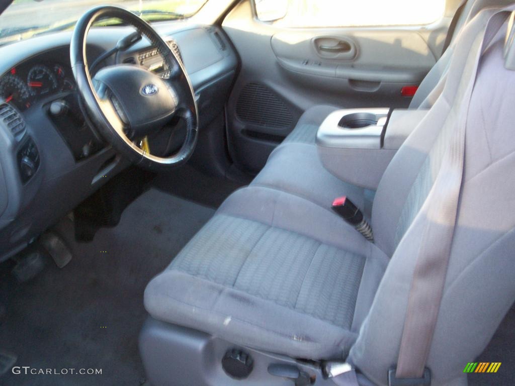 2003 F150 XLT SuperCab 4x4 - Silver Metallic / Medium Graphite Grey photo #7