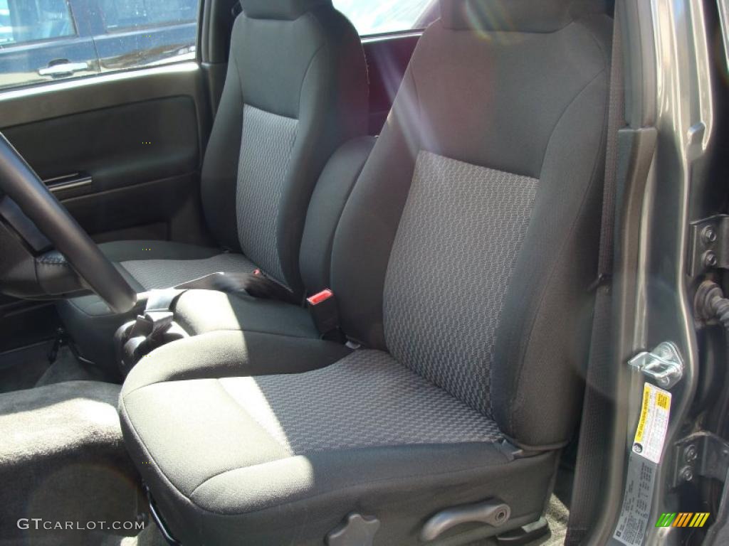 2010 Canyon SLE Crew Cab 4x4 - Gray Green Metallic / Ebony photo #15