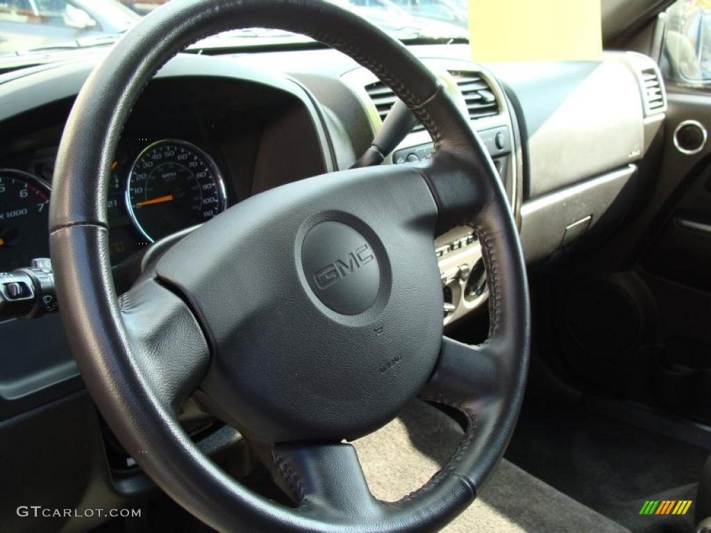 2010 Canyon SLE Crew Cab 4x4 - Gray Green Metallic / Ebony photo #18