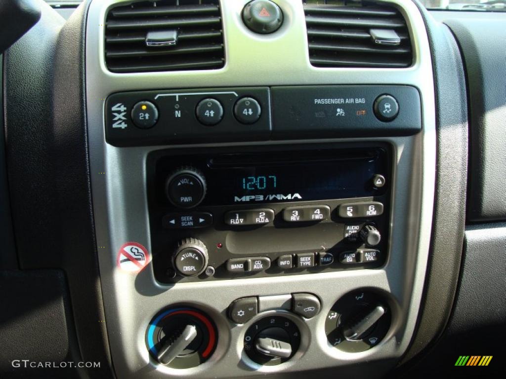 2010 Canyon SLE Crew Cab 4x4 - Gray Green Metallic / Ebony photo #19