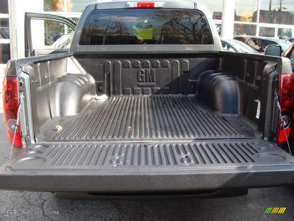 2010 Canyon SLE Crew Cab 4x4 - Gray Green Metallic / Ebony photo #21