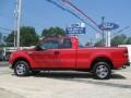 Bright Red - F150 XLT SuperCab 4x4 Photo No. 6