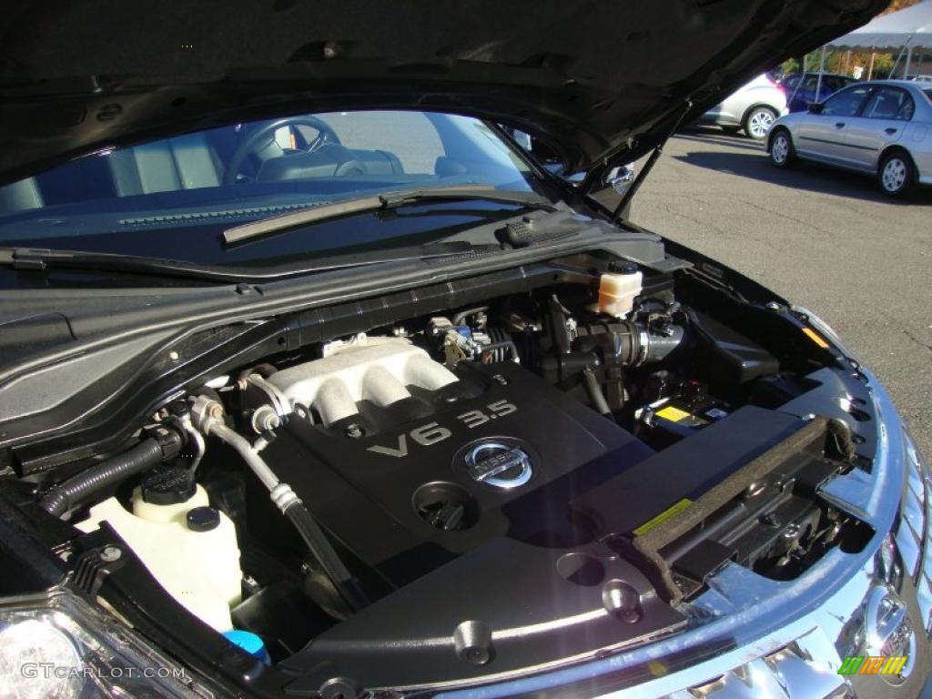 2007 Murano SL AWD - Super Black / Charcoal photo #16