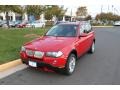 2008 Crimson Red BMW X3 3.0si  photo #2