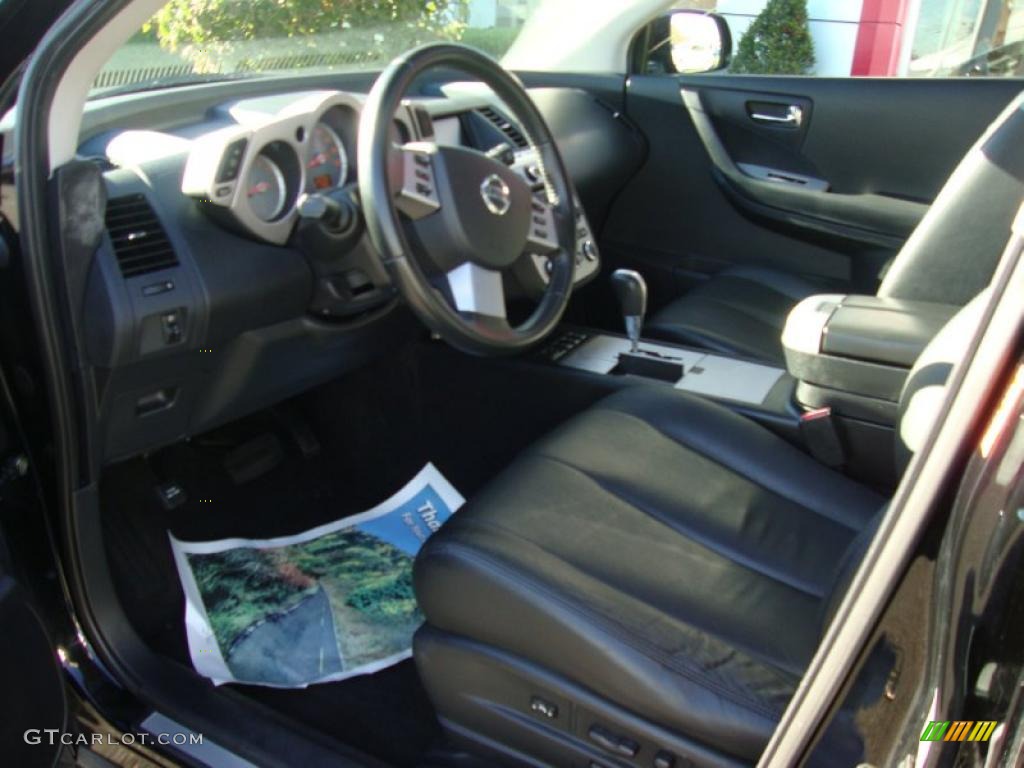 2007 Murano SL AWD - Super Black / Charcoal photo #19