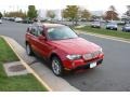 2008 Crimson Red BMW X3 3.0si  photo #8