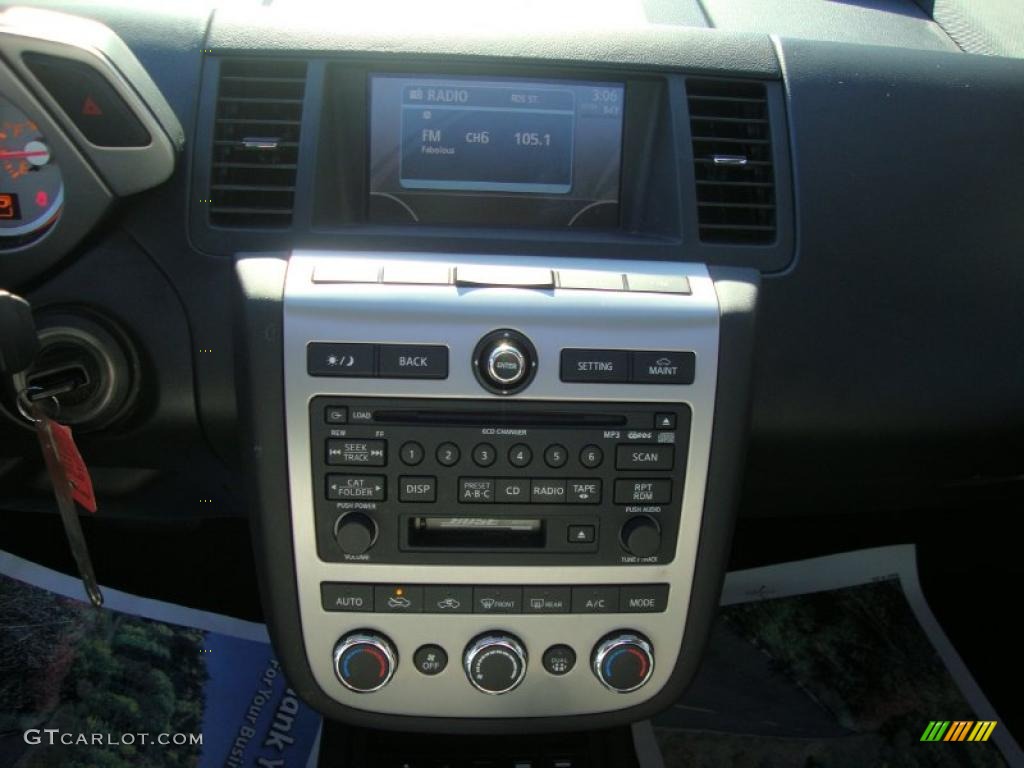 2007 Murano SL AWD - Super Black / Charcoal photo #28