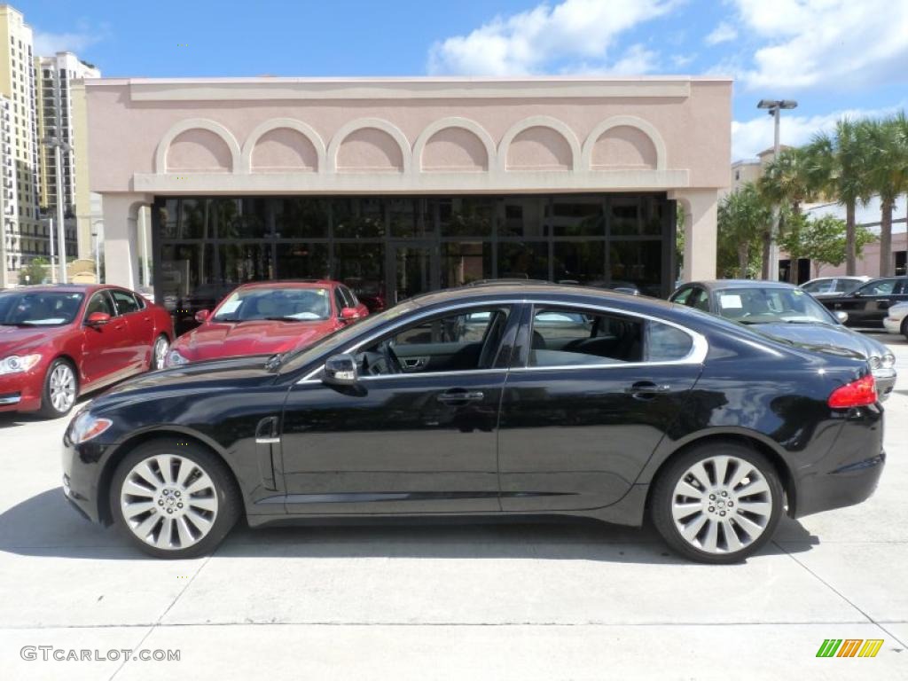 Ebony Black 2009 Jaguar XF Premium Luxury Exterior Photo #39158233