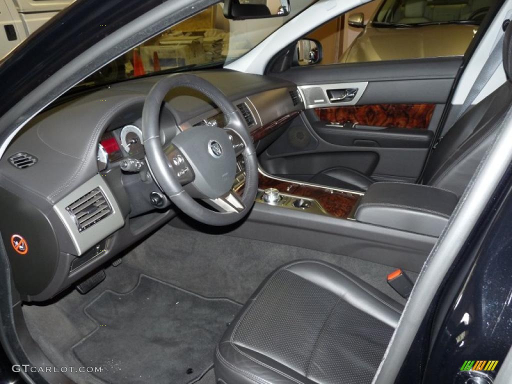 Charcoal/Charcoal Interior 2009 Jaguar XF Premium Luxury Photo #39158445