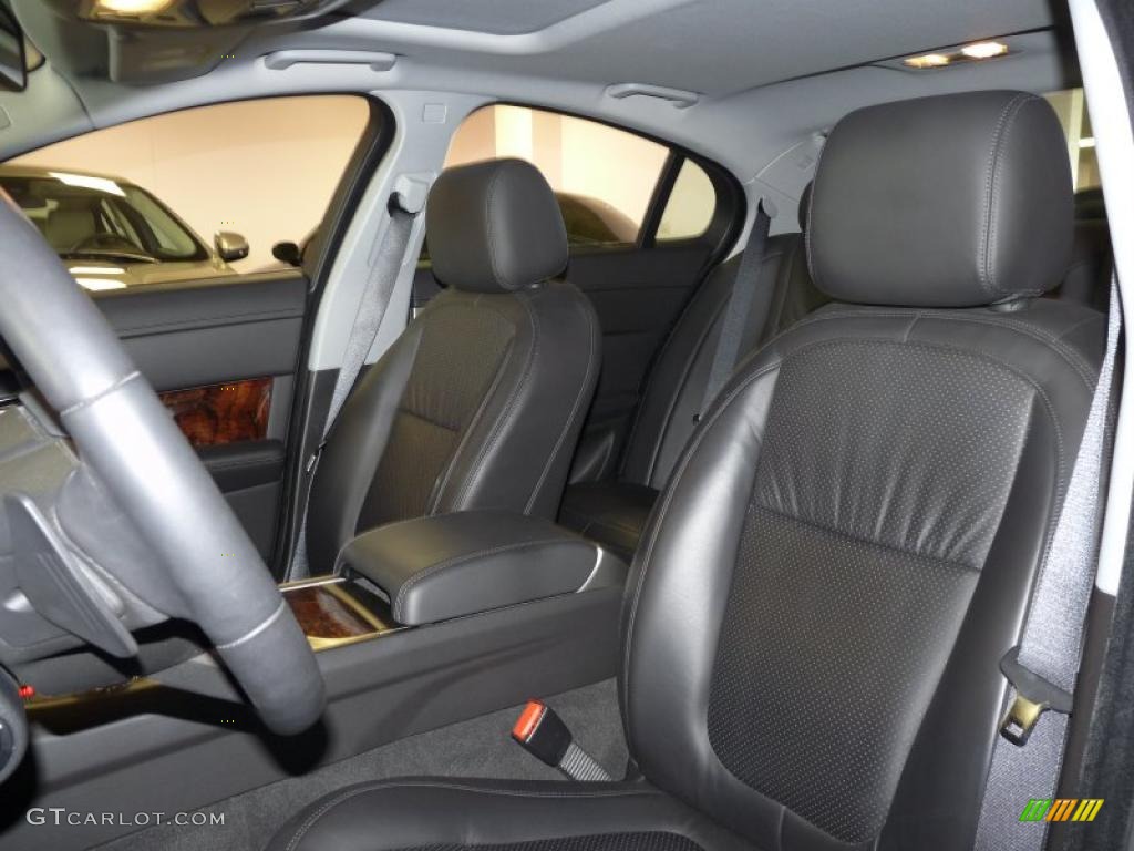 Charcoal/Charcoal Interior 2009 Jaguar XF Premium Luxury Photo #39158493