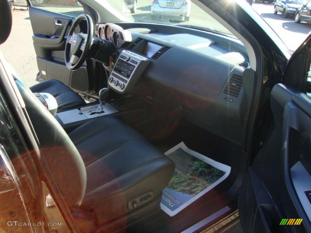 2007 Murano SL AWD - Super Black / Charcoal photo #48