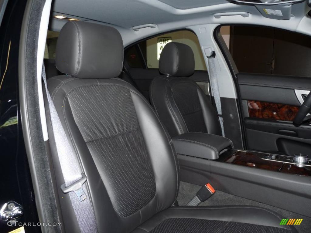 Charcoal/Charcoal Interior 2009 Jaguar XF Premium Luxury Photo #39158625
