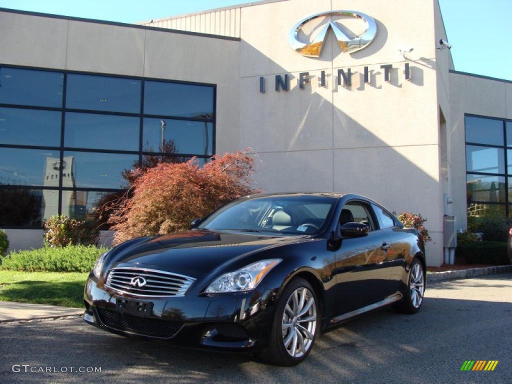 Black Obsidian 2008 Infiniti G 37 S Sport Coupe Exterior Photo #39159117