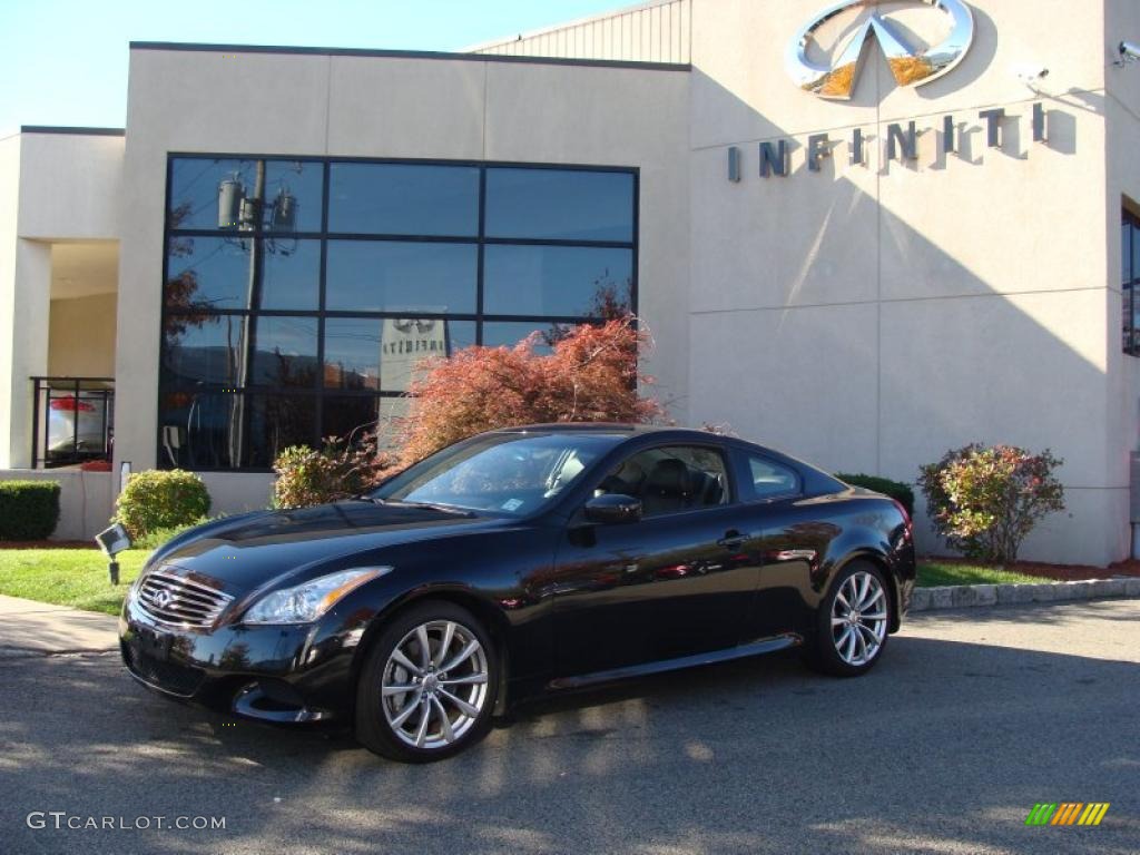 Black Obsidian 2008 Infiniti G 37 S Sport Coupe Exterior Photo #39159145
