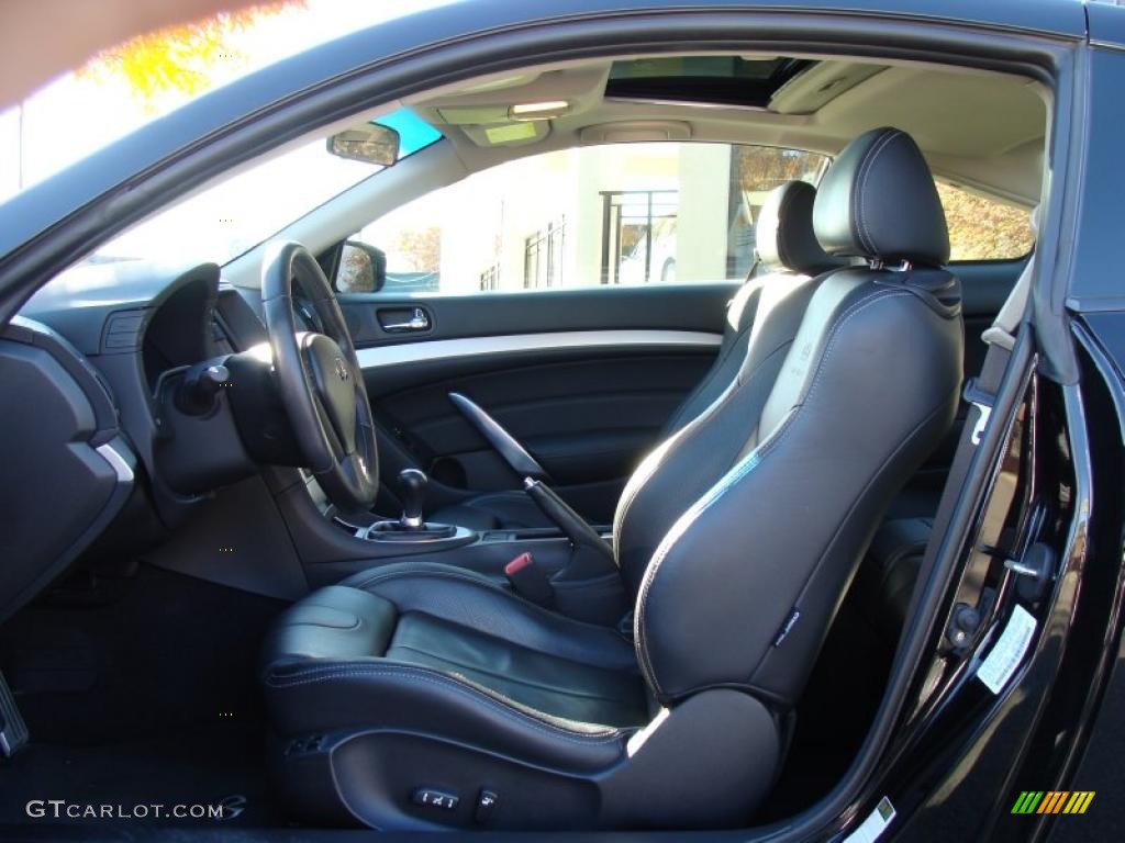 Graphite Interior 2008 Infiniti G 37 S Sport Coupe Photo #39159233