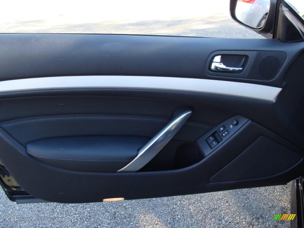 2008 Infiniti G 37 S Sport Coupe Graphite Door Panel Photo #39159245