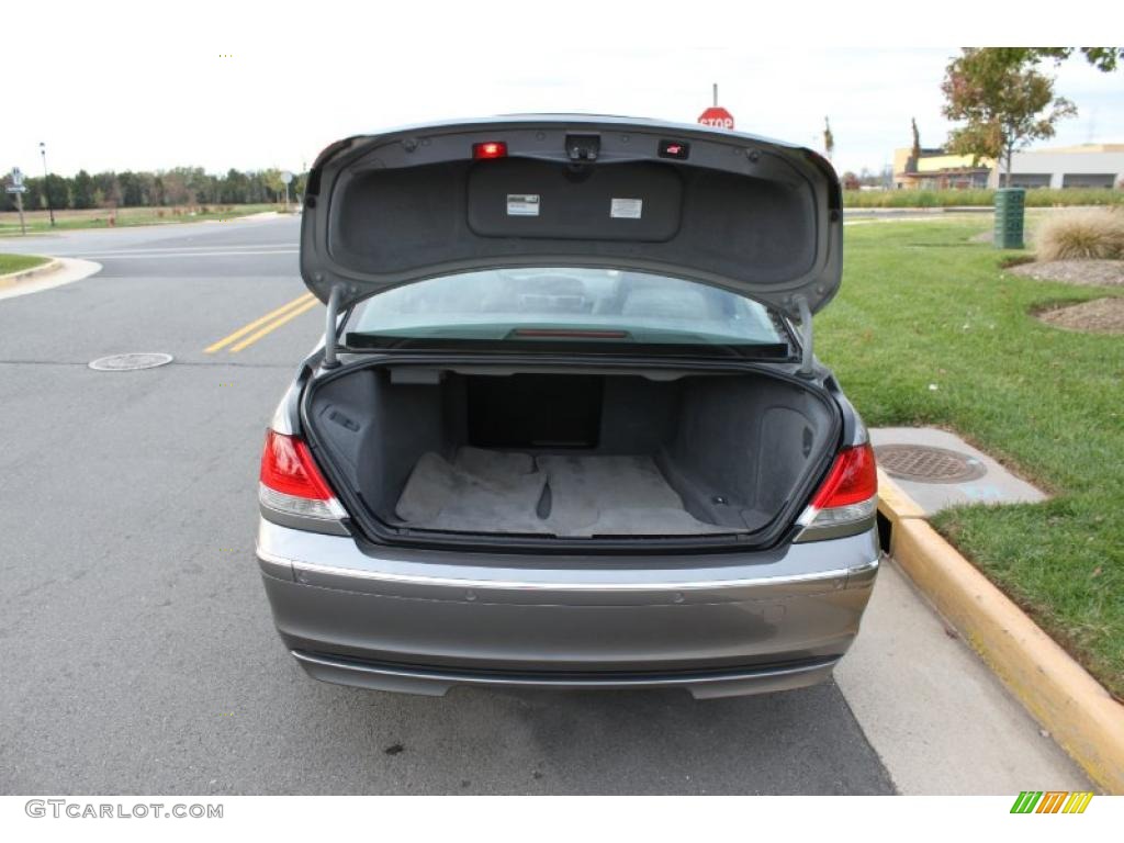 2008 7 Series 750i Sedan - Sterling Grey Metallic / Platinum photo #15