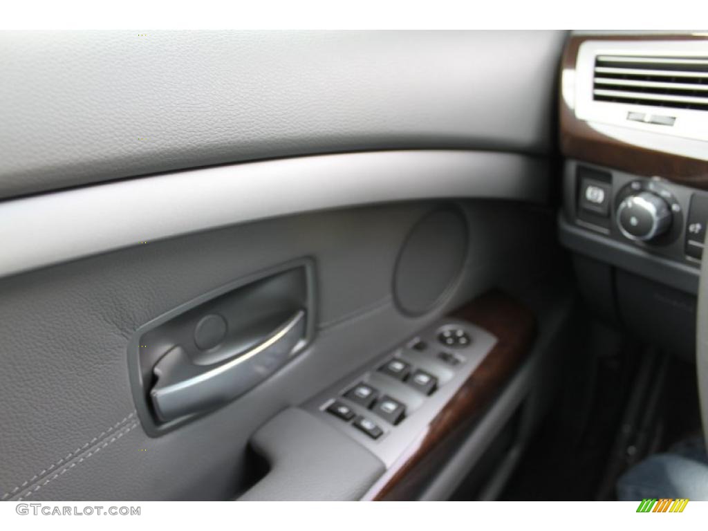 2008 7 Series 750i Sedan - Sterling Grey Metallic / Platinum photo #25