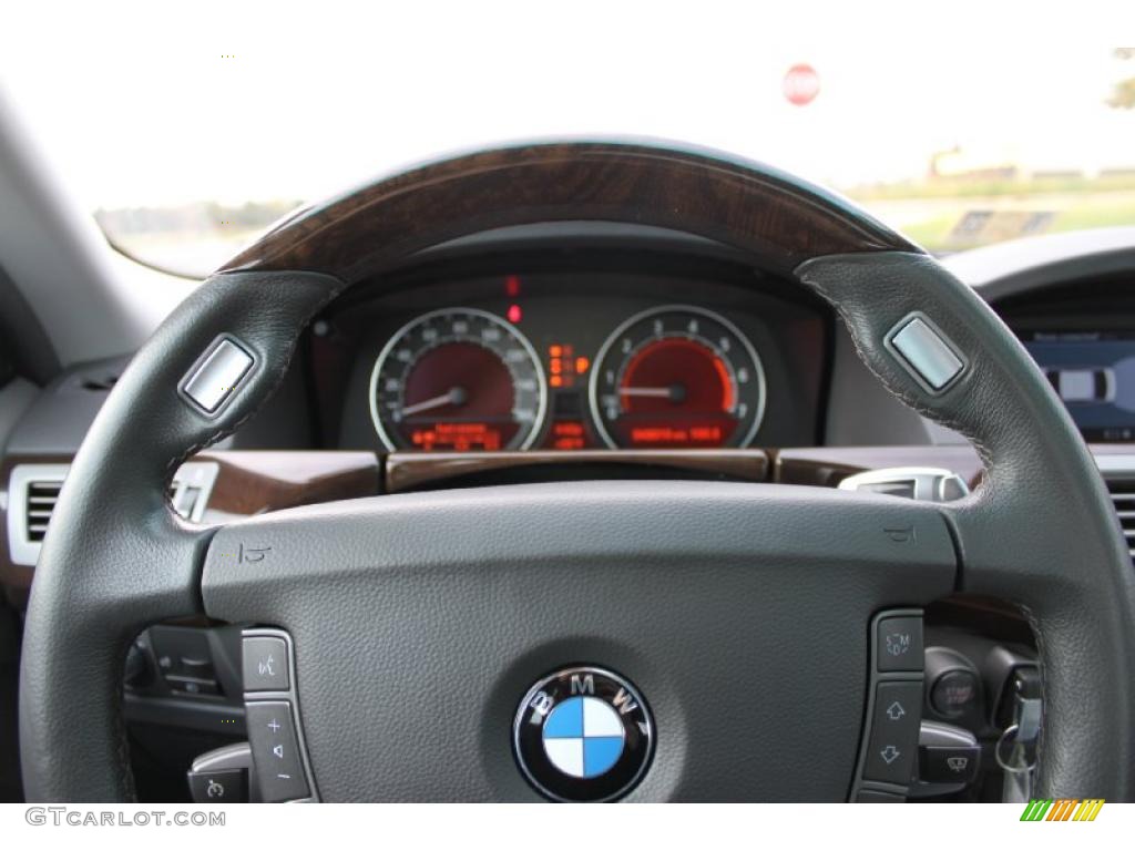 2008 7 Series 750i Sedan - Sterling Grey Metallic / Platinum photo #26