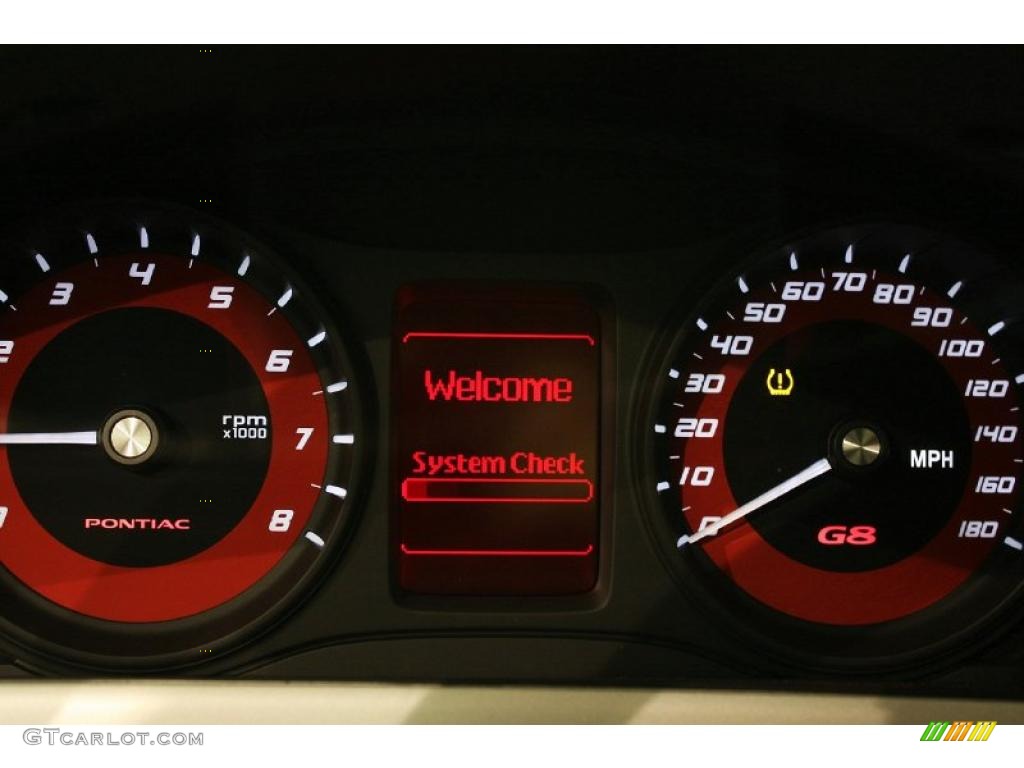 2008 Pontiac G8 GT Gauges Photo #39160454