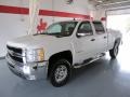 2008 Summit White Chevrolet Silverado 2500HD LT Crew Cab  photo #1