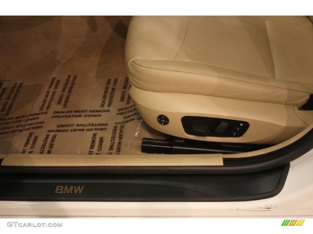 2007 3 Series 335xi Sedan - Alpine White / Beige photo #9