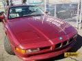 1992 Calypso Red Metallic BMW 8 Series 850i  photo #2