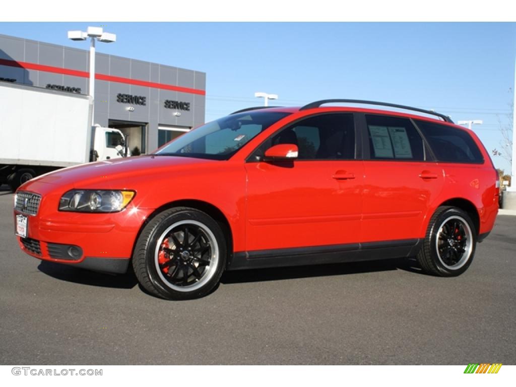 Passion Red 2005 Volvo V50 T5 Exterior Photo #39166426