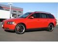 Passion Red 2005 Volvo V50 T5 Exterior