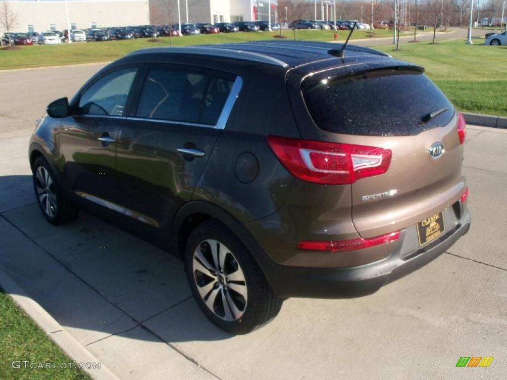 2011 Sportage EX - Sand Track / Black photo #4