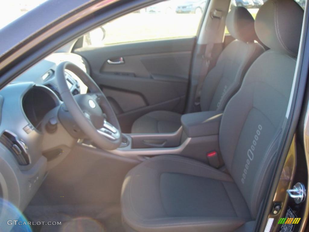 2011 Sportage EX - Sand Track / Black photo #12