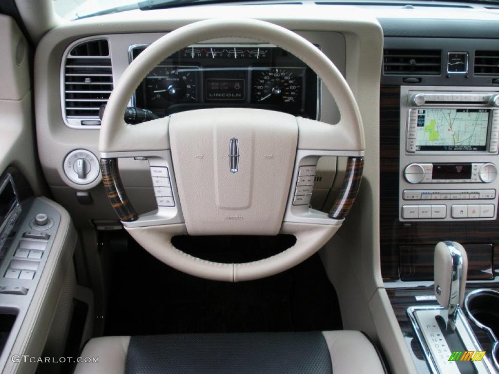 2010 Lincoln Navigator Limited Edition Limited Stone/Charcoal Dashboard Photo #39168366