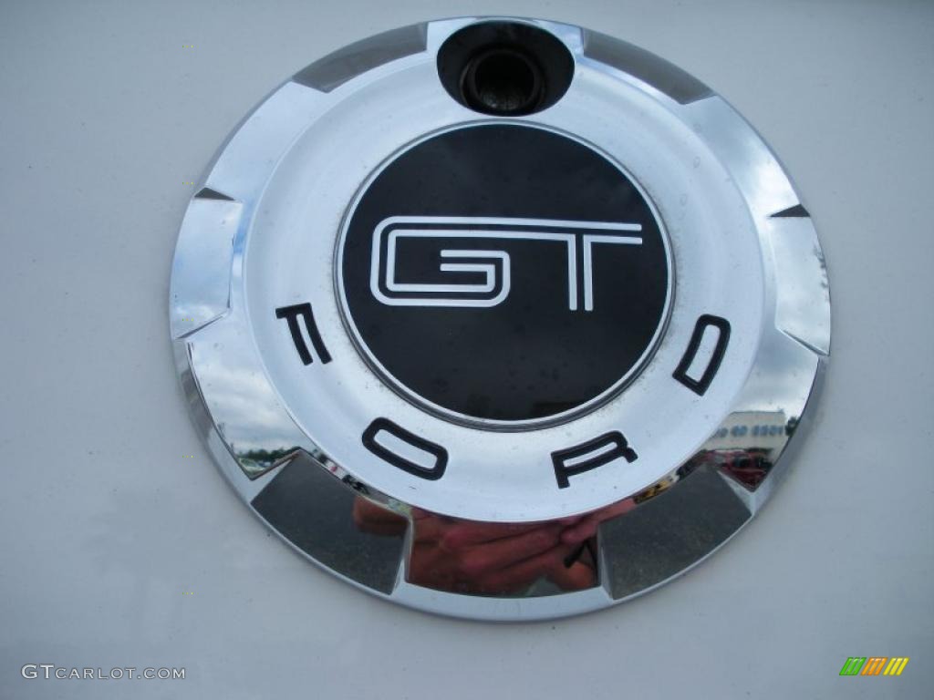 2007 Mustang GT Premium Convertible - Performance White / Medium Parchment photo #14