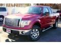2010 Red Candy Metallic Ford F150 XLT SuperCab 4x4  photo #1